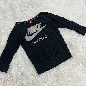 Just Do It Nike Long sleeve vintage style youth shirt